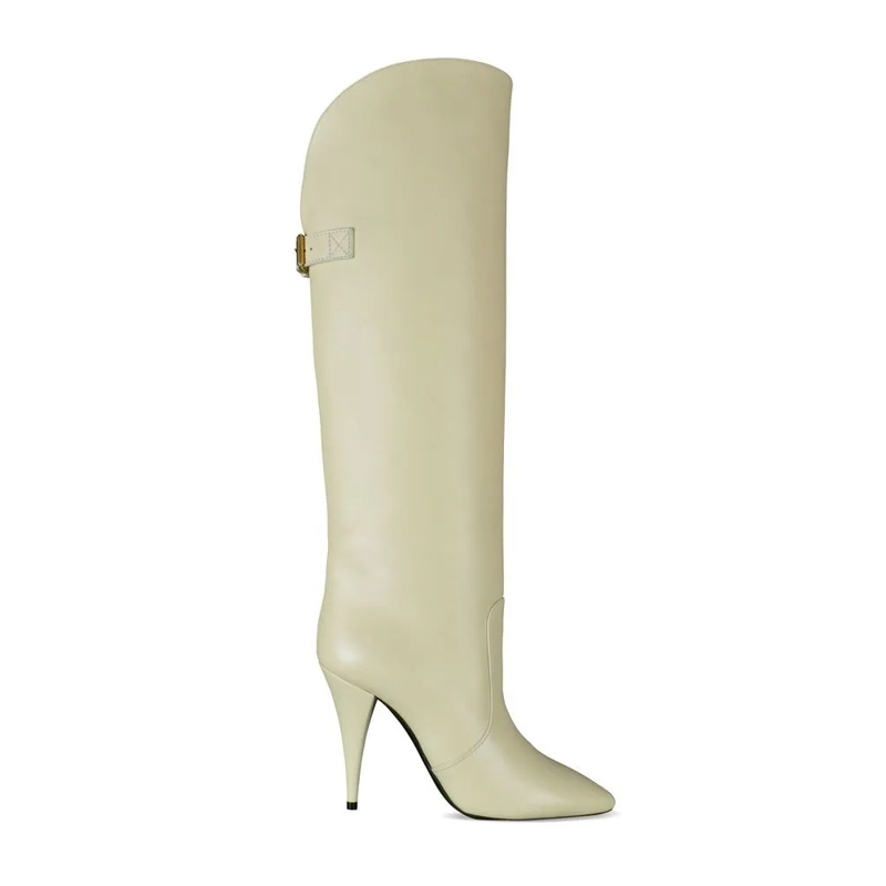 Saint Laurent Stiefel Harper Boots Neutrals