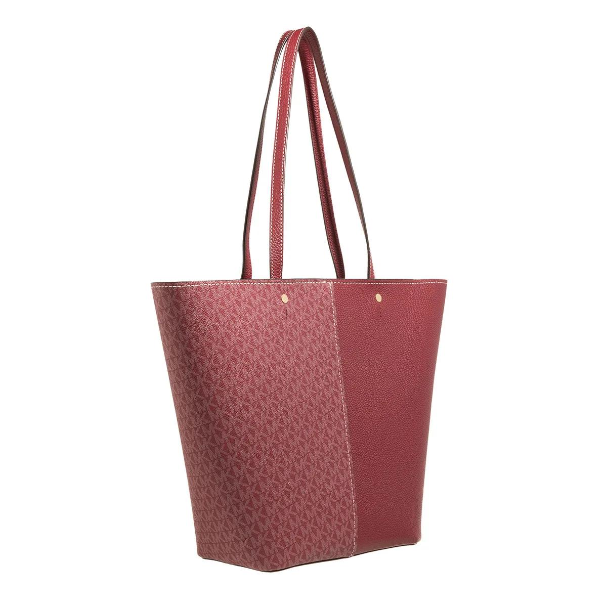Michael Kors Shoppers Flora Lg Tz Tote in rood