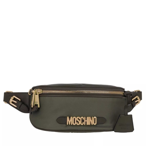 Moschino Logo Belt Bag Green Crossbody Bag