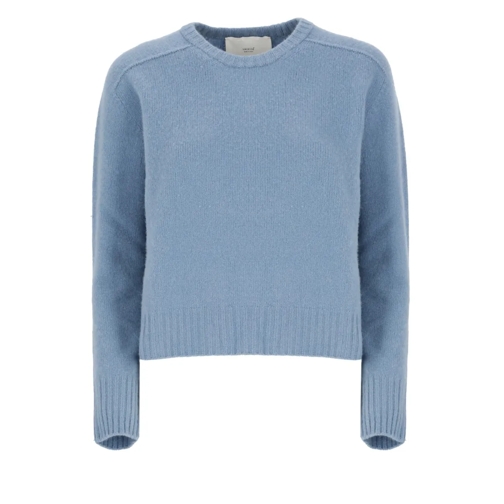 Vanise Light Blue Cashmere Sweater Blue Maglione