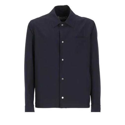 Herno In Essence Shirt Blue 