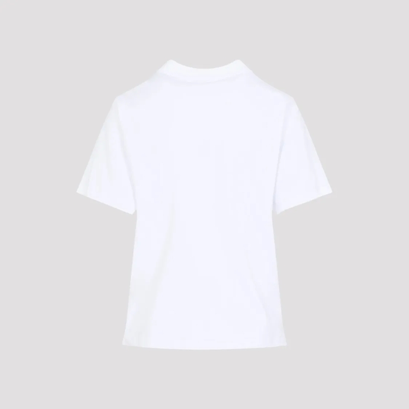 Peserico T-shirt Short-Sleeve T-Shirt With Subtle Mesh Detail White