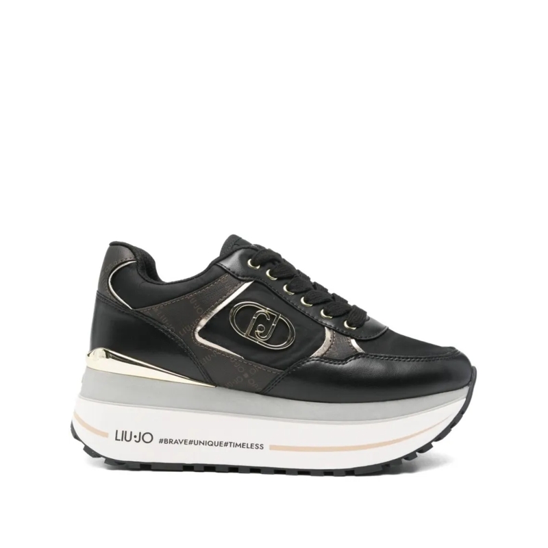 LIU JO Sneaker basse Platform Sneakers With Design Black