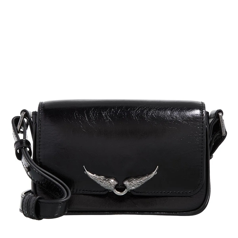 Zadig & Voltaire Crossbody Bag Le Zazi Vintage Patent Black