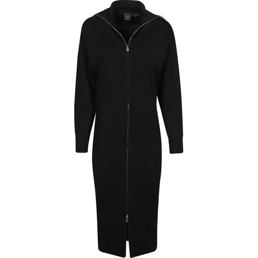 Pinko Robes midi Levulosio Dress Black schwarz