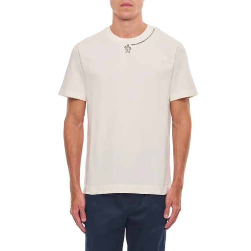 Moncler T-shirts Cotton T-Shirt White