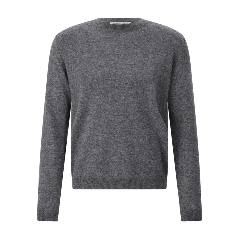 Iris von Arnim Pull Strickpullover Amiro aus Kaschmir & Seide Grau