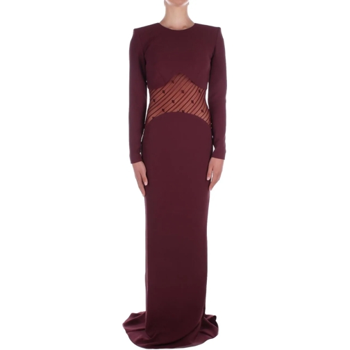 Elisabetta Franchi Midi-Kleider Red Carpet Dresses Bordeaux Red rot