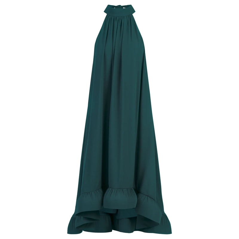 Apart Abendkleid Chiffonkleid grün