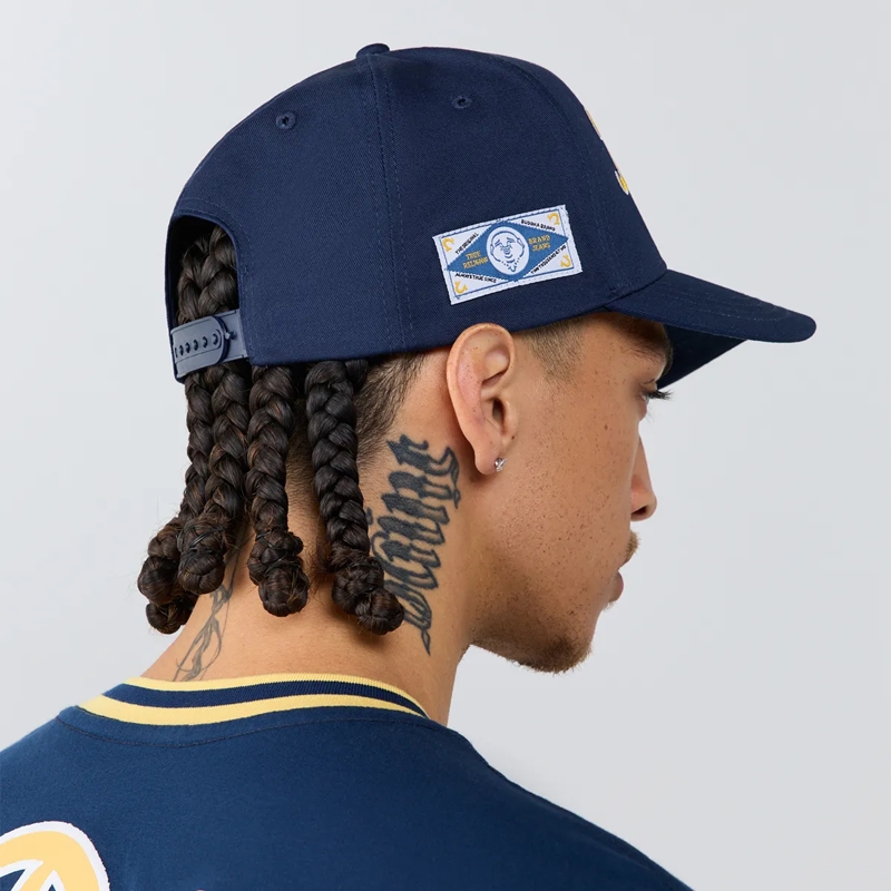 True Religion Hut - Cap mit Collgege-Spirit- Markater Schriftzug au blau(Image 3)