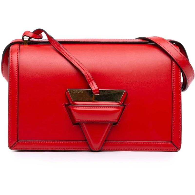 Loewe Sac à bandoulière Medium Leather Barcelona Crossbody rot