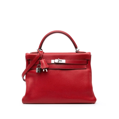 Hermès Tote 2013 Clemence Kelly II Retourne 32 rot (Image 2)