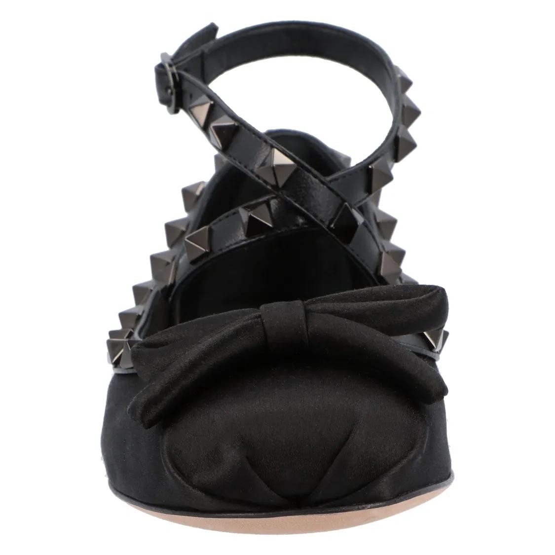 Thumbnail - Rockstud Ballerinas Black - Gr. 37 (EU) - in Schwarz