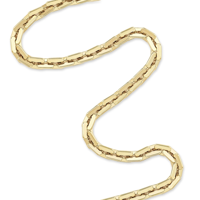 Copenhagen Mittellange Halskette Edelstahl Edgy Necklace gold(Image 3)