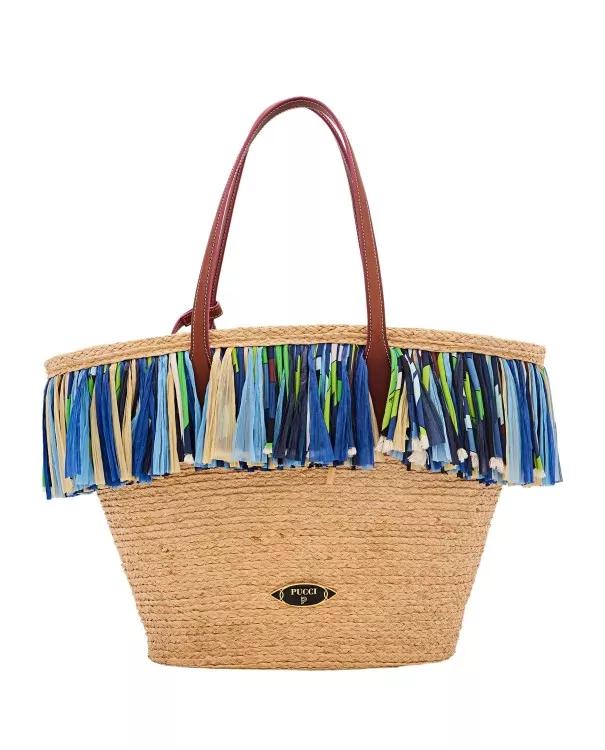 Pucci Beuteltasche - Fringes Basket Bag - für Damen