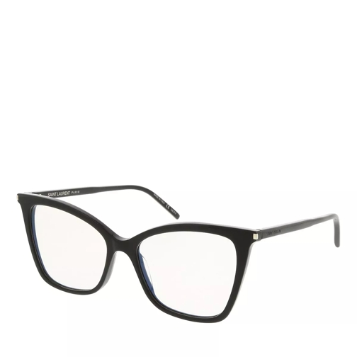 Saint Laurent SL 386 SUN Black-Black-Transparent Glasses
