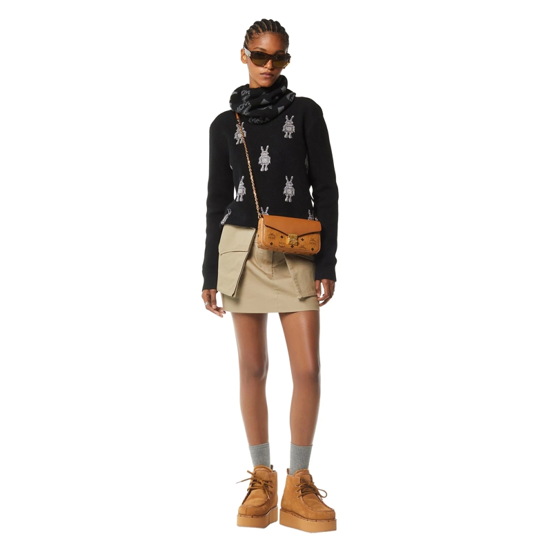 MCM Crossbodytas Tracy Vi Lthr Mix Crossbody Mni Co Cognac(Image 2)