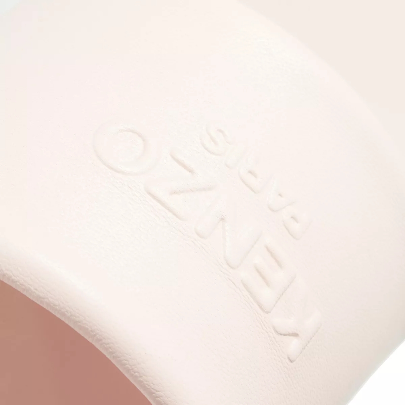 Kenzo Slides Oki Flat Mules Faded Pink(Image 3)
