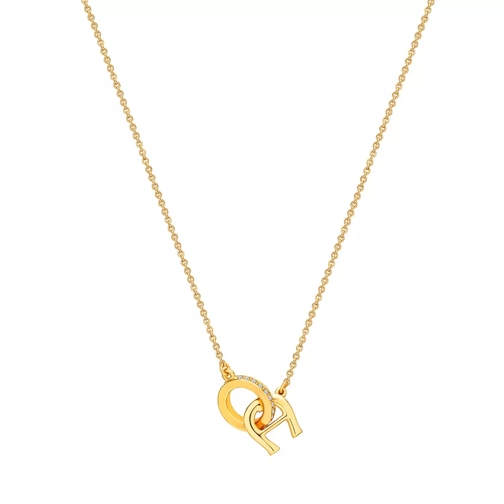 AIGNER Ar Elena Gp Necklace With Crystals Gold Medium Halsketting