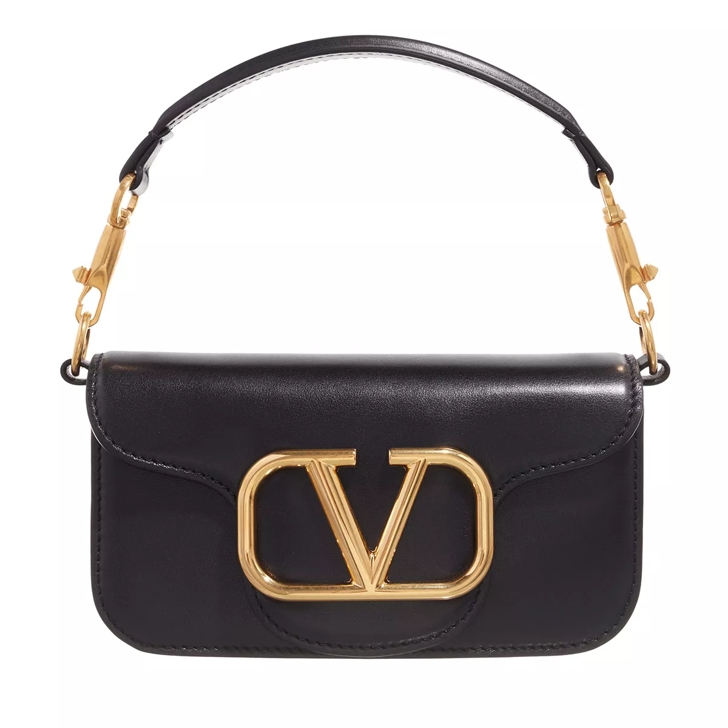 Valentino Garavani Locò Shoulder Bag Leather Black | | fashionette