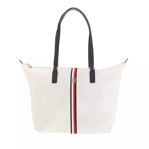 Tommy Hilfiger Poppy Tote Corp White Corporate Shopping Bag