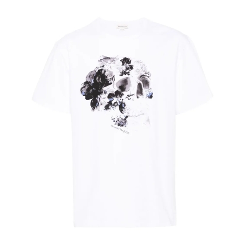 Alexander McQueen White Cotton Logo Shirt White T-Shirts