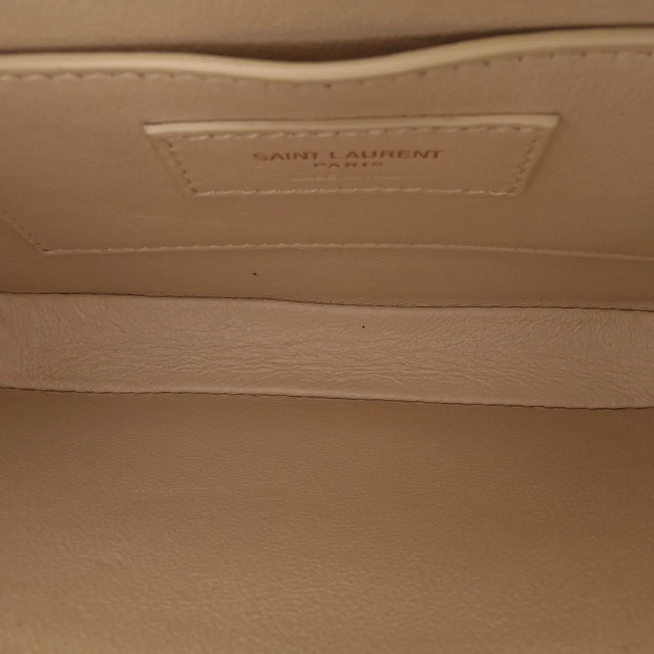 Thumbnail - Saint Laurent Hobo Bags - Small Quilted Suede Solferino Satchel In Box - Gr. unisize - in Braun - für Damen