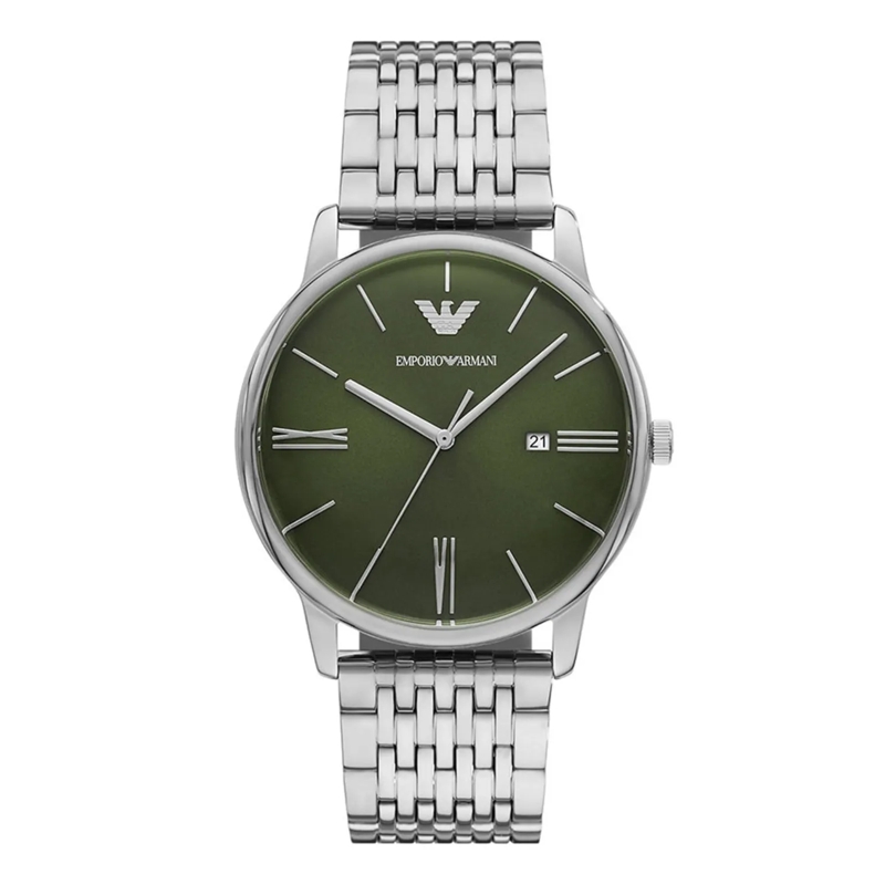 Emporio Armani Chronograph Uhr Silber