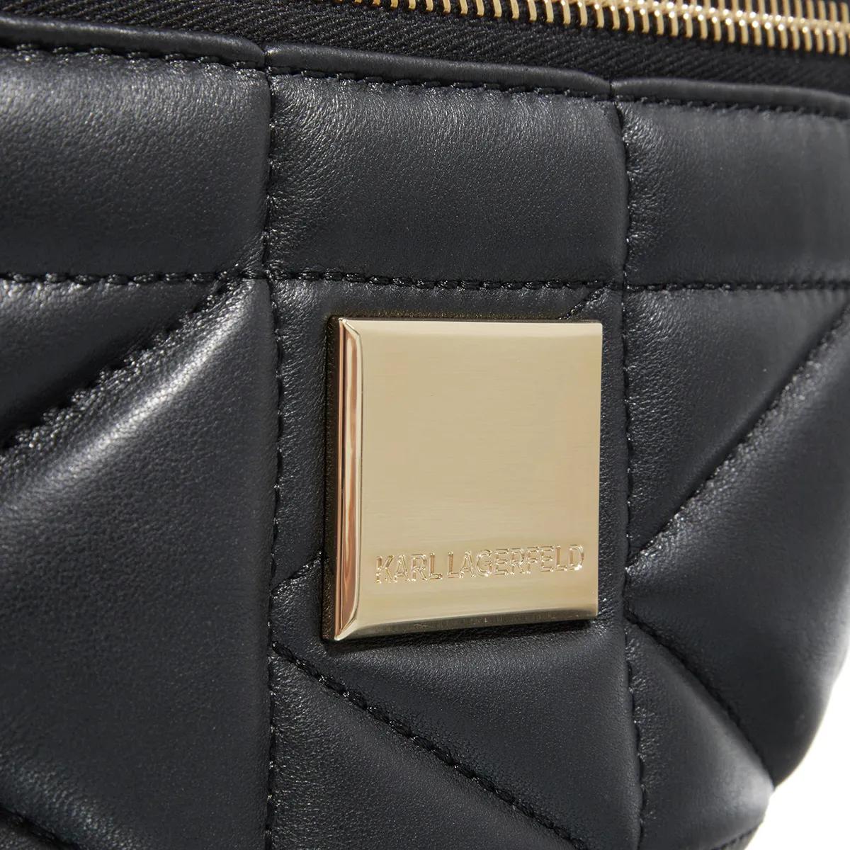 Karl Lagerfeld Heuptassen K Kuilt Bumbag in zwart