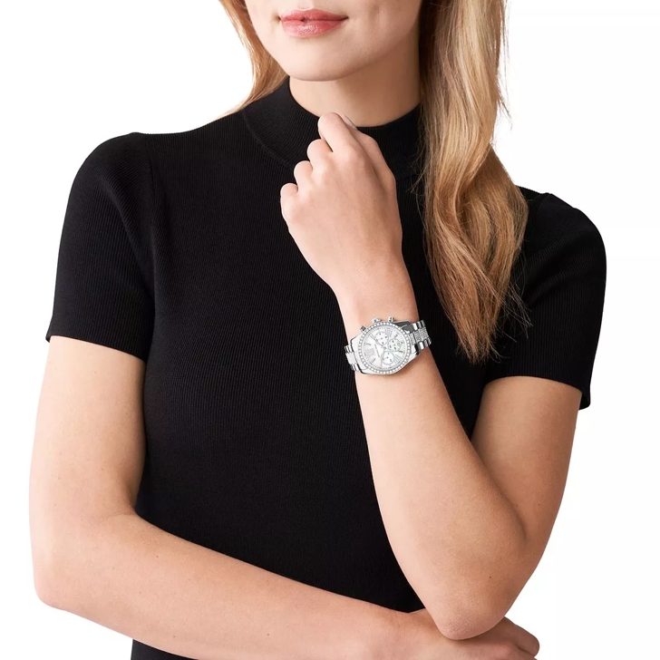 Michael kors silver lexington watch clearance