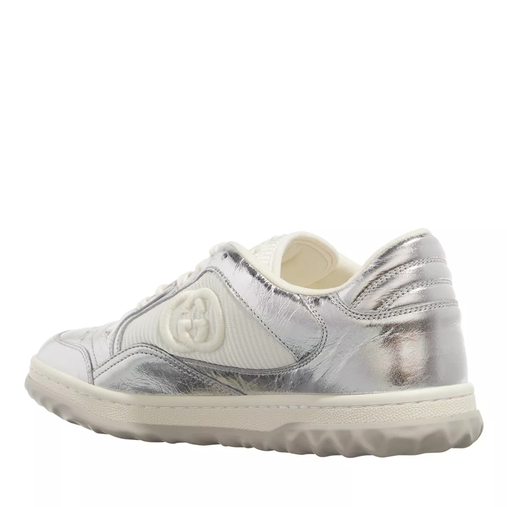 Silver 2024 white sneakers