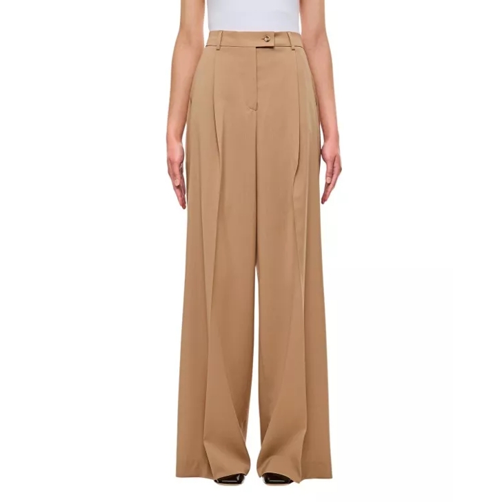 パンツ SPORTMAX VELA CROPPED PANTS Sportmax Vela Cropped Pants Brown