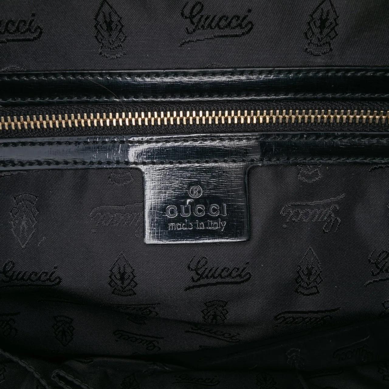 Thumbnail - Gucci Hobo Bags - Dialux Pop Coated Canvas Bamboo Top Handle Bag - Gr. unisize - in Grün - für Damen