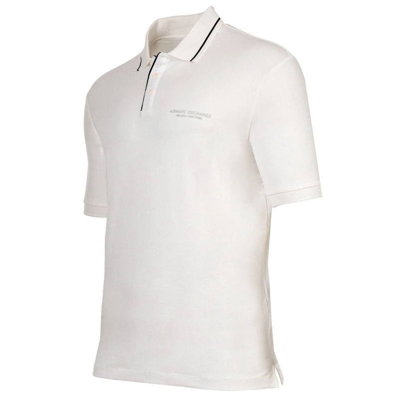 Armani Exchange Polohemd POLO SHIRT 1er Pack weiss(Image 2)