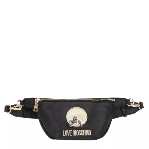 Love Moschino Logo Belt Bag Nero Crossbody Bag