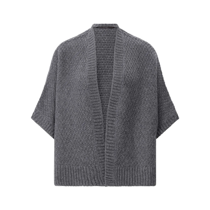 windsor. Strickjacke Strickjacke aus Kaschmir Grau