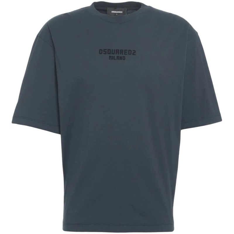 Dsquared2 T-Shirt Oversize T-shirt with logo print blau