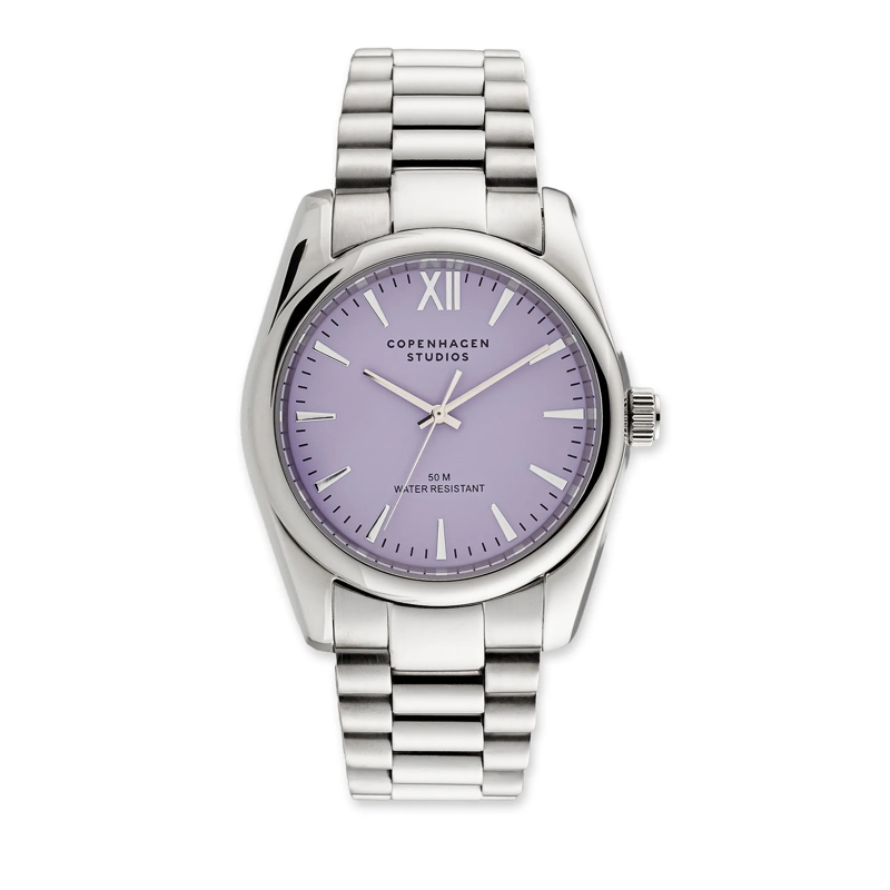 Copenhagen Quarzuhr Edelstahl Uhr - Round Watch silber