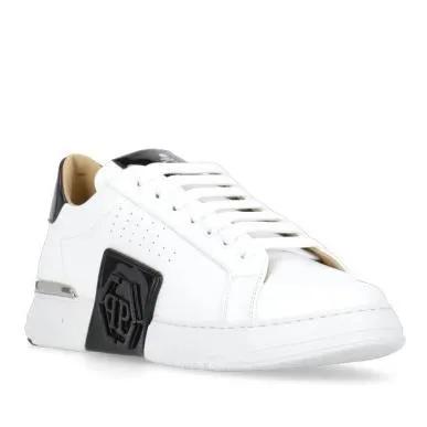 Philipp Plein Low-Top Sneaker - Lo-Top Hexagon Sneakers - Gr. 42 (EU) - in Weiß - für Damen