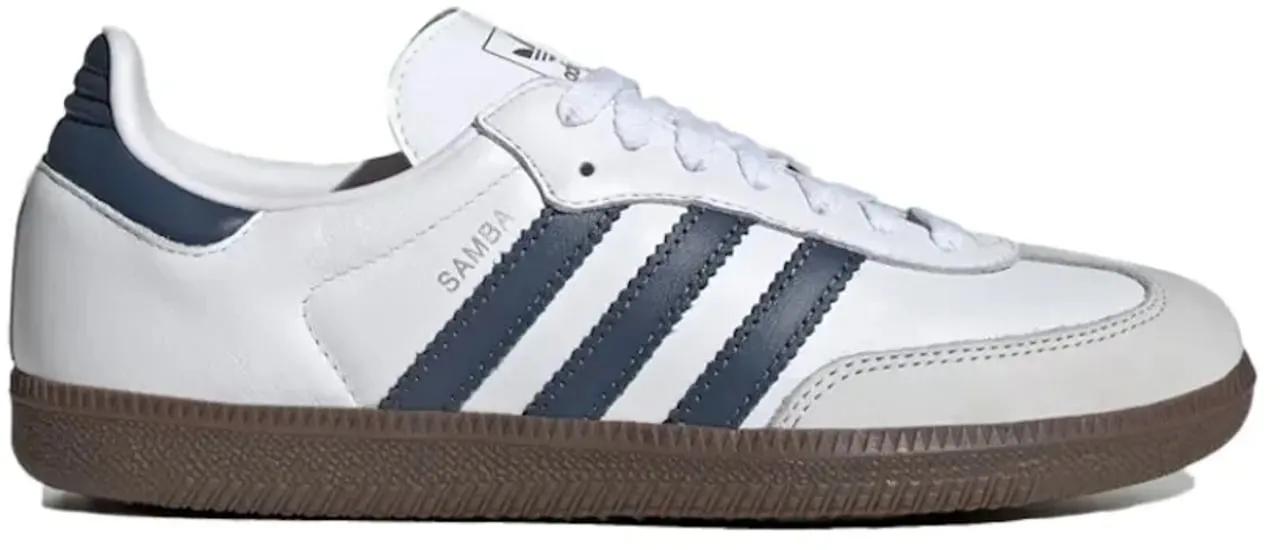 Adidas Low-Top Sneaker - adidas Samba OG Cloud White Preloved Ink (Women's) - Gr. 40 (EU) - in Weiß - für Herren