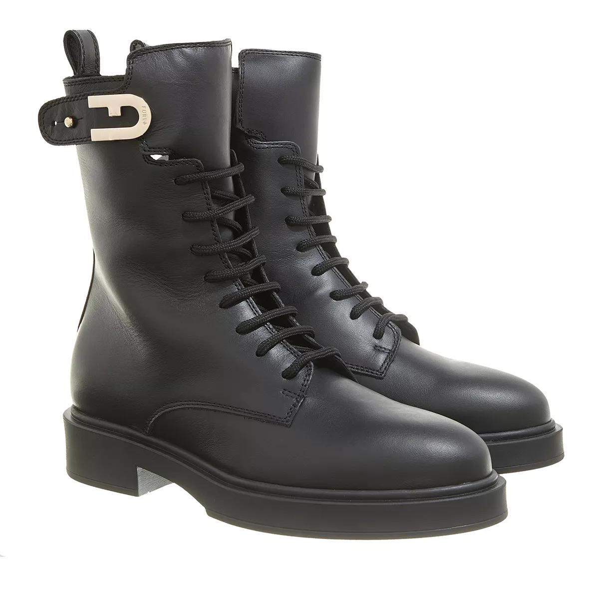 Furla Furla Legacy Army Boot T.25 Nero | Stiefelette