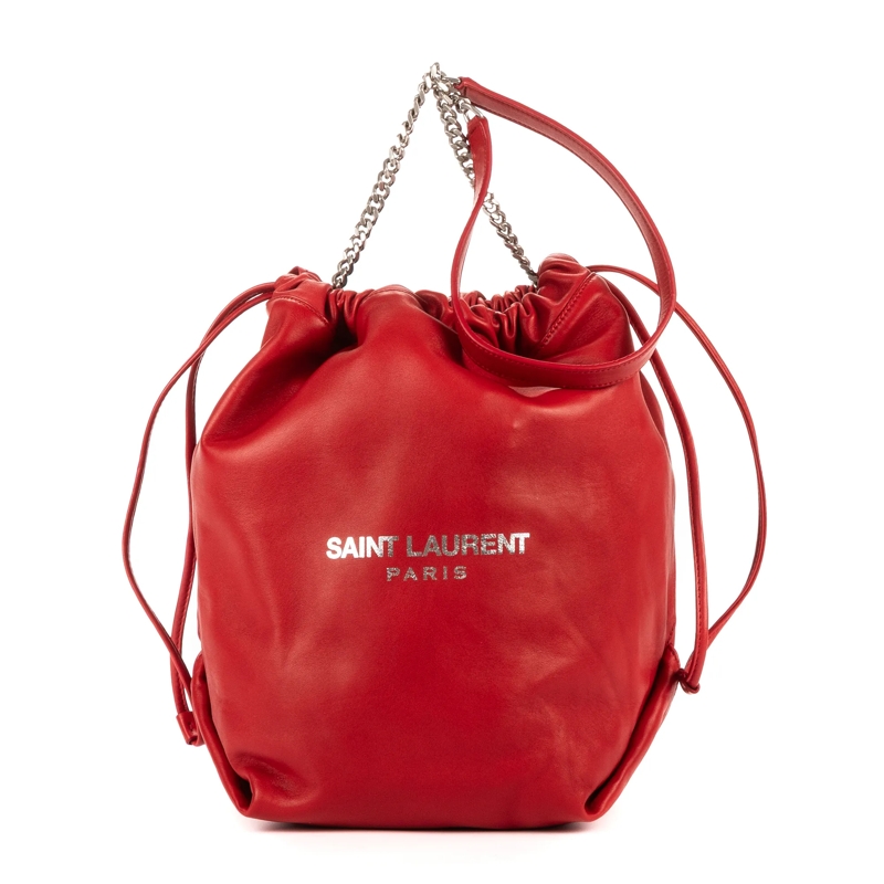Saint Laurent Crossbody Bag Teddy Bucket rot