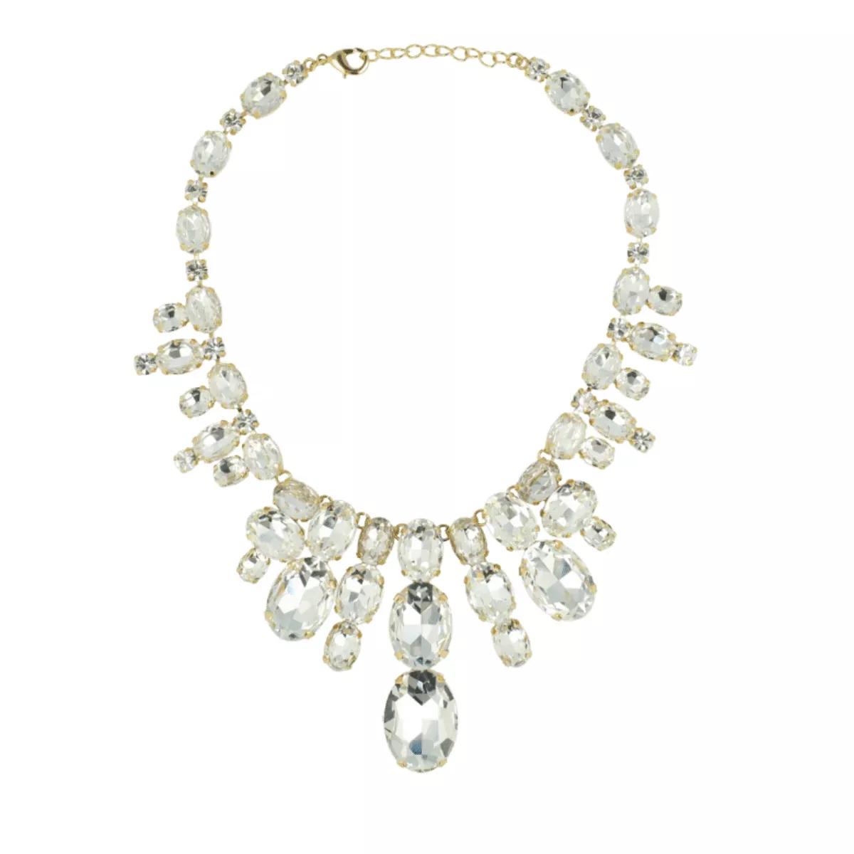 Swarovski crystal hot sale statement necklace