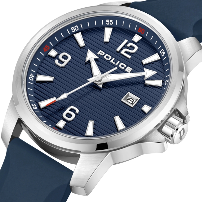 Police Automatikuhr Quarzuhr Mensor blau(Image 4)