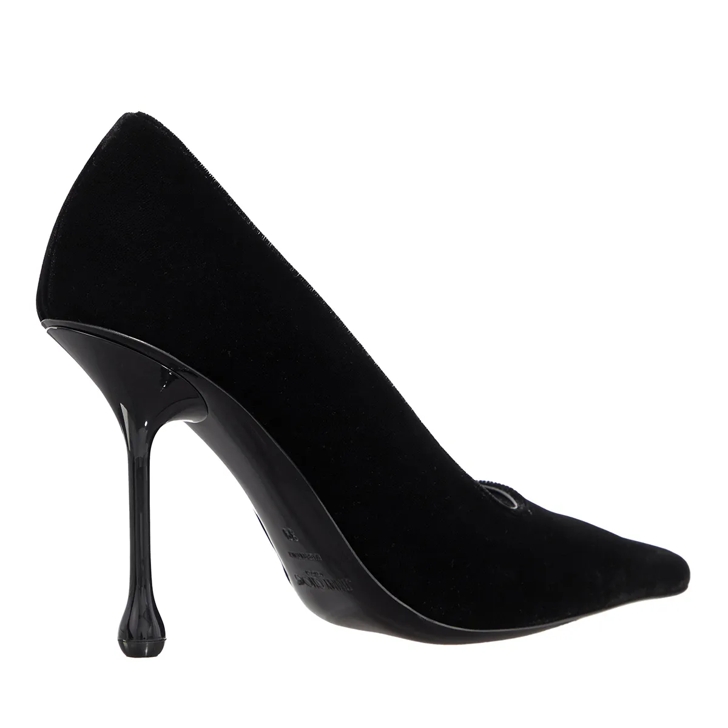 Jimmy Choo Velvet Pumps Black High Heel