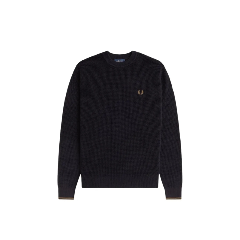 Fred Perry Trui Sweaters Black schwarz