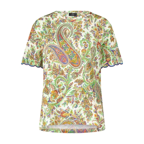 Etro T-Shirt mit buntem Paisley-Muster Multicolor 