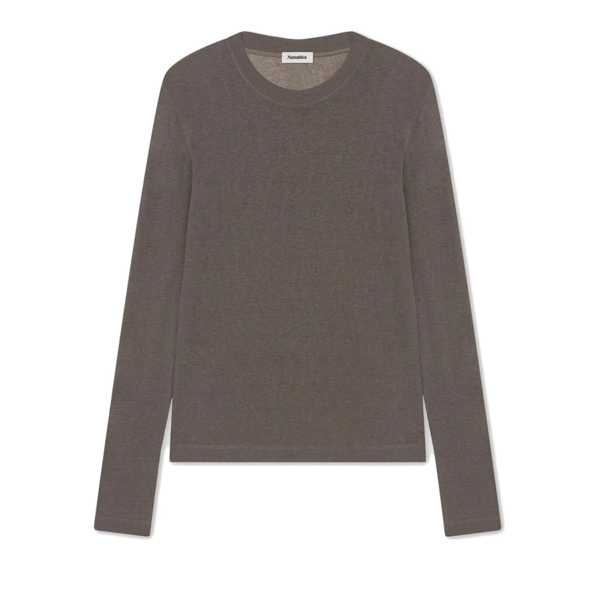 Thumbnail - Nanushka - NANUSHKA Schlammfarbenes Longsleeve - Größe XS - multi