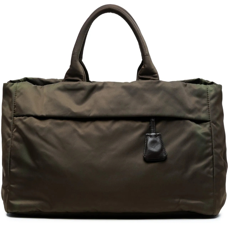 Prada Shopper Tessuto Reversible Tote braun