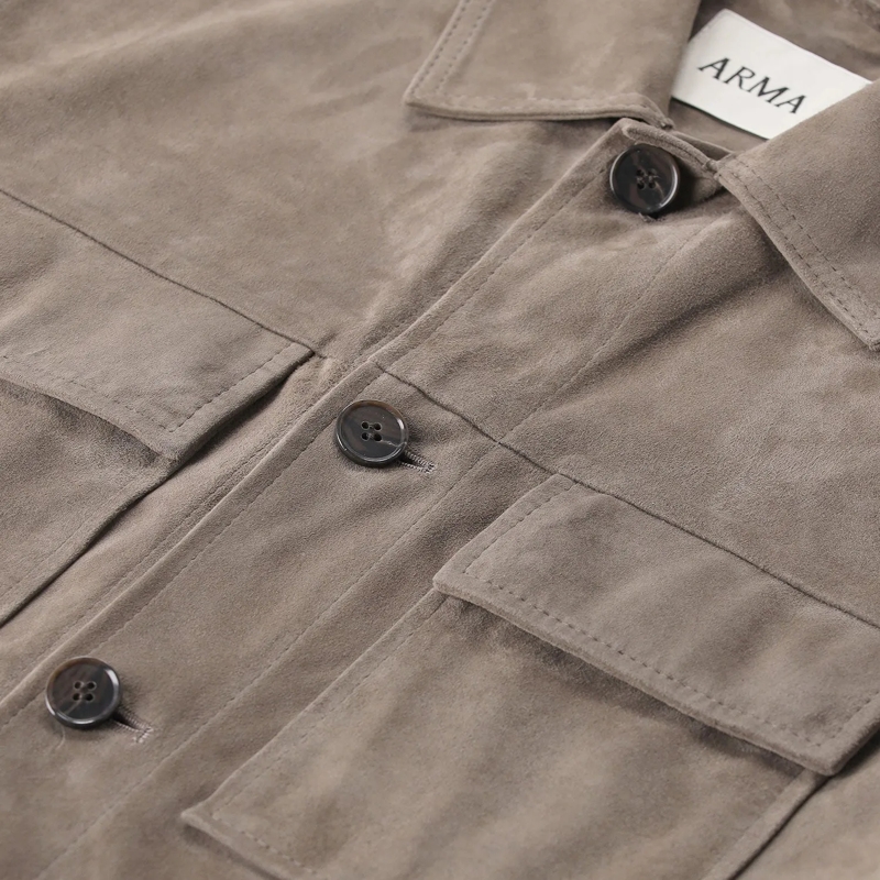 Arma Lederjacke Jacke aus Lammleder grau(Image 3)